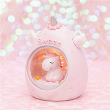 Load image into Gallery viewer, Cartoon Unicorn LED Night Light Baby Nursery Lamps Table Decorative Light Children Kids Toys